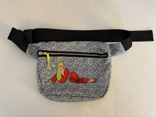 Marsupio firmato multicolore