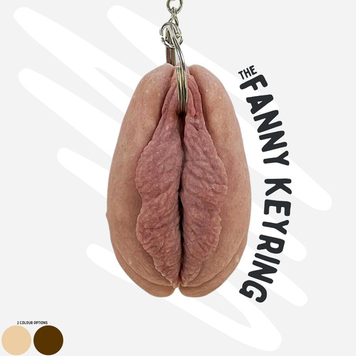 Novelty vulva keyring joke - novelty,