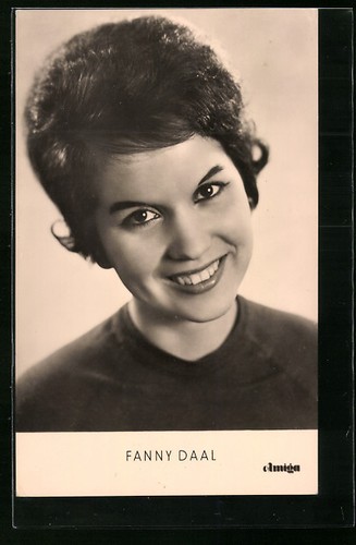 Cartolina musicista fanny daal - cartolina,